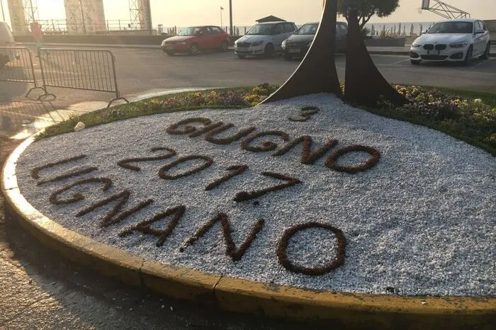 Der dritte Juni beginnt in Lignano mit Aufräumarbeiten.