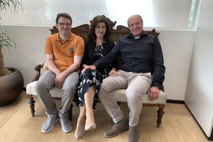 Klaus und Lydia Bartelmuss mit Sohn Ralph
