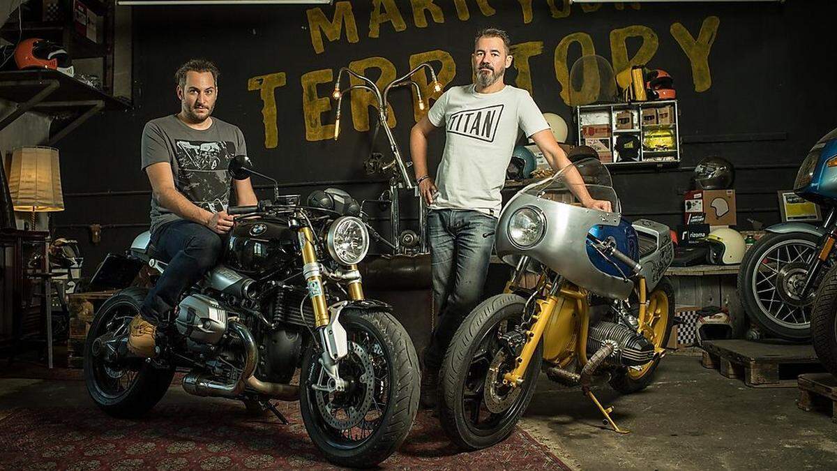 Was Michael Siebenhofer und Tom Possod an Motorrädern lieben? &quot;Alles, was nicht drauf ist&quot;