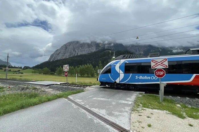 Derzeitiger Bahnübergang