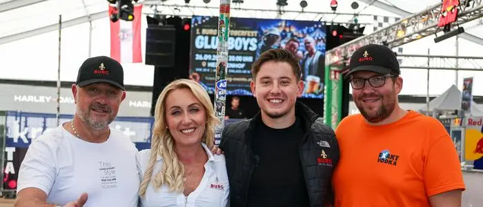 Die Gastro-Familie Neumann mit Geschäftspartner Daniel Hornberger (rechts)