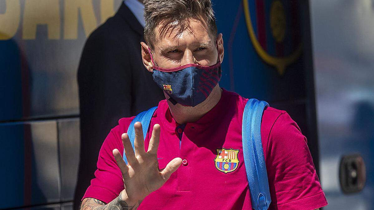 Lionel Messi nimmt Abschied von Barcelona