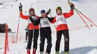 Das Skilehrer-Trio: Valentin „Volte“ Stubinger, Heinz Berger und Walter Regenfelder