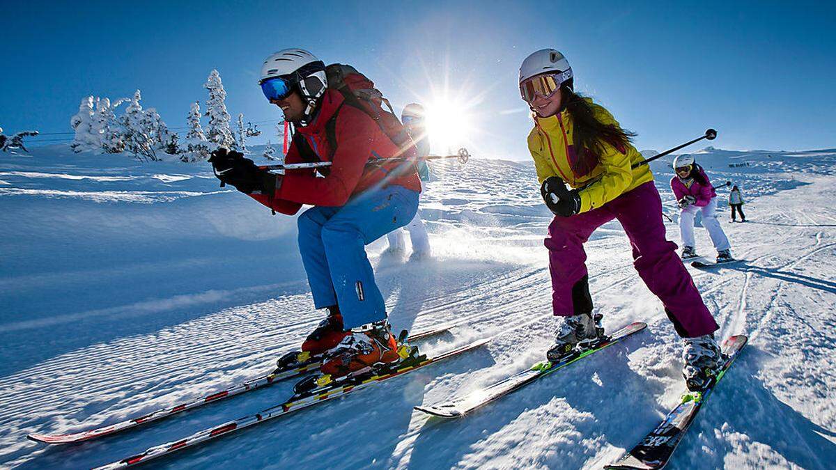 Skifahrer (in Salzburg)