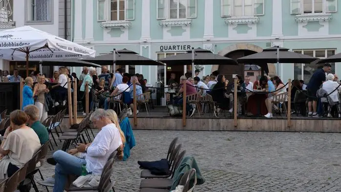 Am Dienstag fand das Sommerkino am Hartberger Hauptplatz statt. 