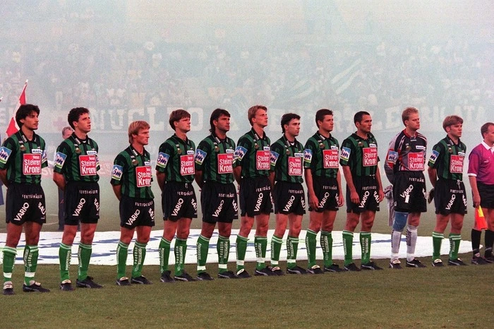 Thomas Gill; Günther Neukirchner, Marek Swierczewski, Darko Milanic (46. Gilbert Prilasnig), Mario Posch; Markus Schopp, Walter Hörmann, Alfred Hörtnagl (63. Mario Haas, 87. Michael Gruber), Arnold Wetl, Hannes Reinmayr; Ivica Vastic.