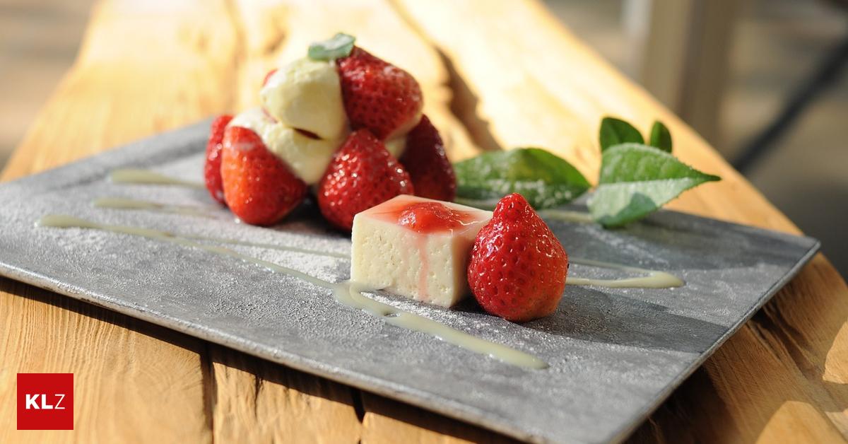 Dagobert-Rezept: Topfennocken mit Erdbeerpüree