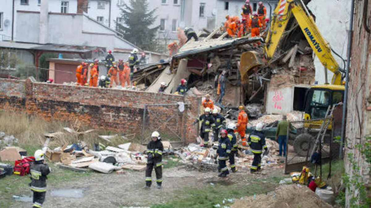 An der Unglücksstelle