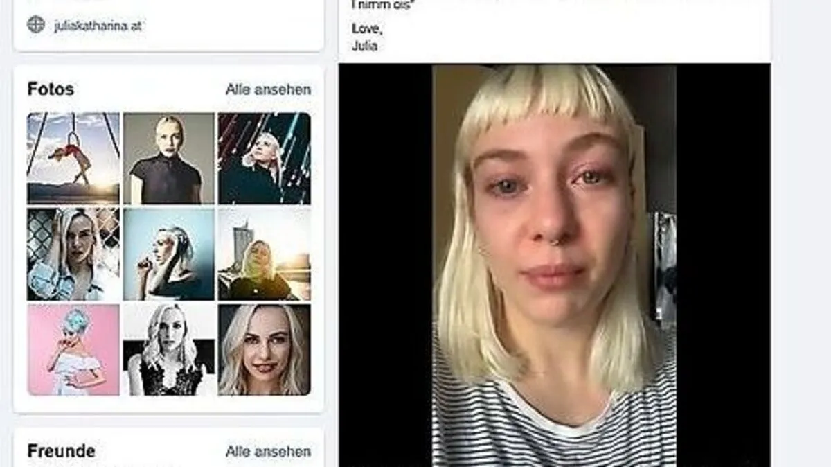 Julia Katharina Wutte ist sehr verzweifelt 