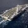 Die USS Gerald R Ford im östlichen Mittelmeer
