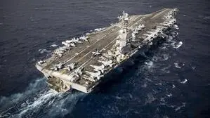 Die USS Gerald R Ford im östlichen Mittelmeer
