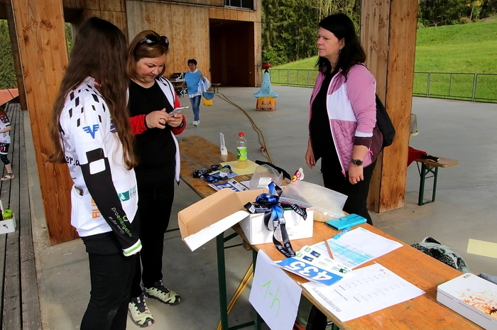 Eine besondere Challenge bot die Teamwertung, bei der die Rundenanzahl von drei Team-Mitgliedern zusammengezählt wurde.