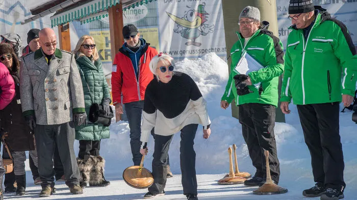 Heather Mills stellte sich bei ihren ersten Versuchen ziemlich gut an