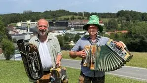 Der Wandertag am Weinerlebnisweg in Bad Loipersdorf wurde freilich auch entsprechend musikalisch begelitet