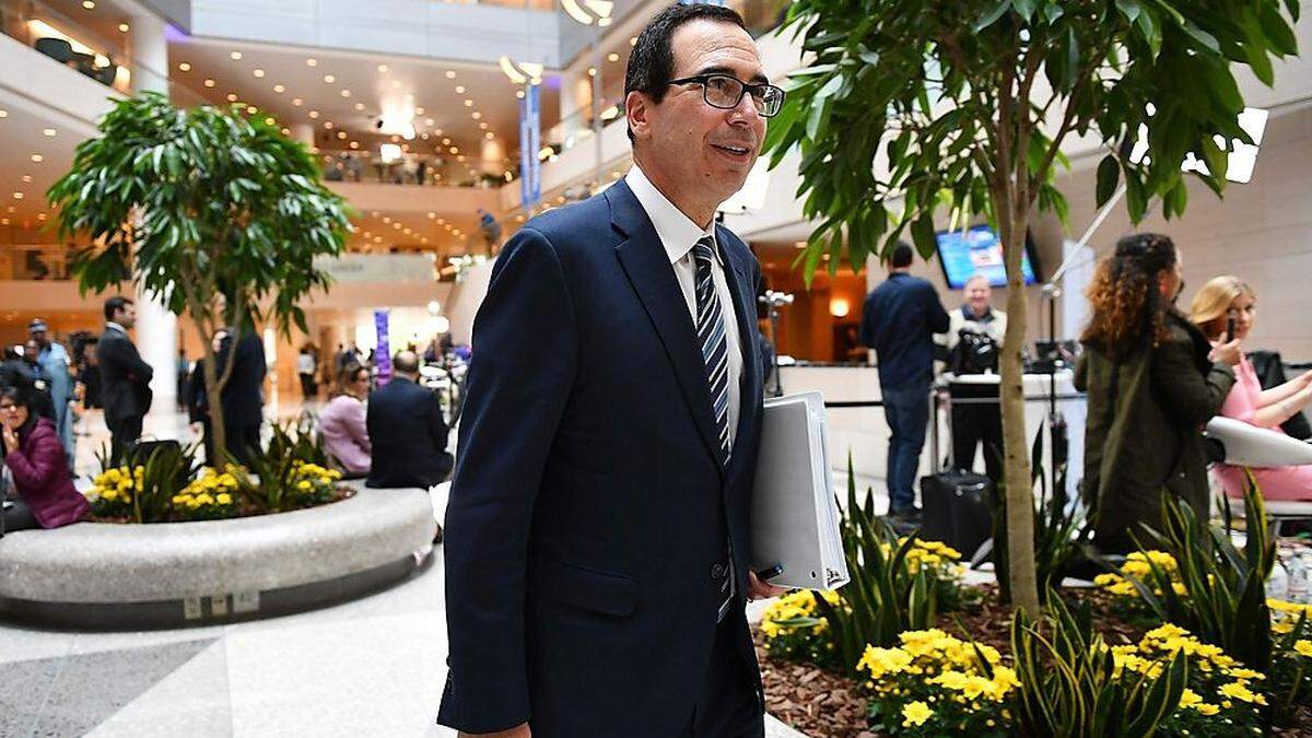 Unter Druck: Finanzminister Steven Mnuchin