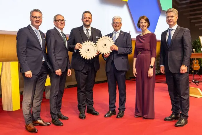 Rainer Stelzer, Martin Schaller, Franz Pichler, Josef Hainzl, Ariane Pfleger und Florian Stryeck 
