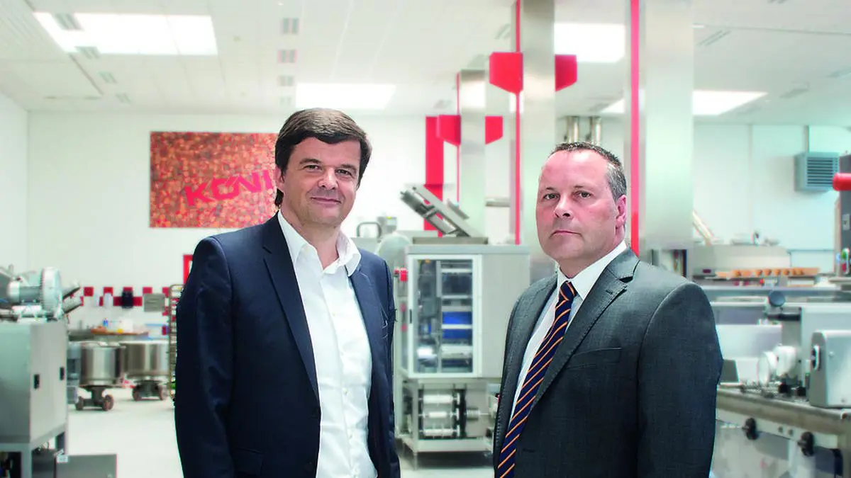 König-Geschaäftsführer Wolfgang Staufer (links) und Hannes Stelzer (rechts) 