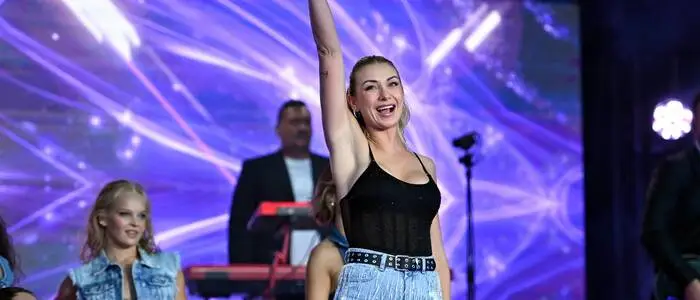 Anna-Carina Woitschack bei der Starnacht aus der Wachau