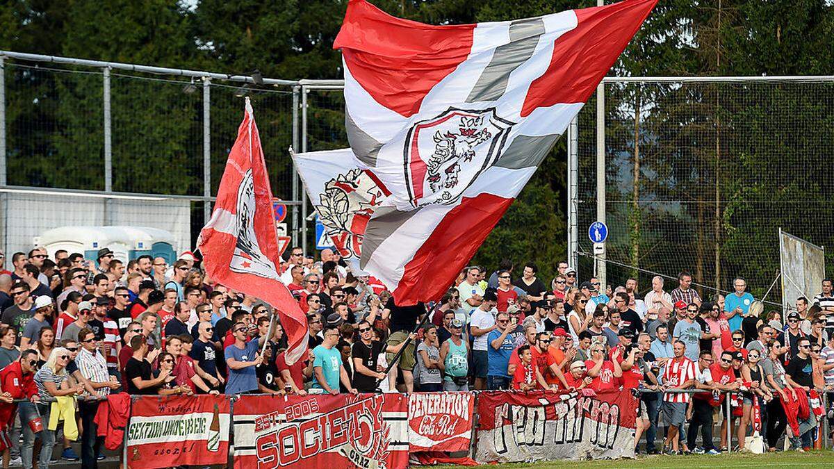 Die GAK-Fans reisen am Sonntag zu einer Matinee nach Pachern 