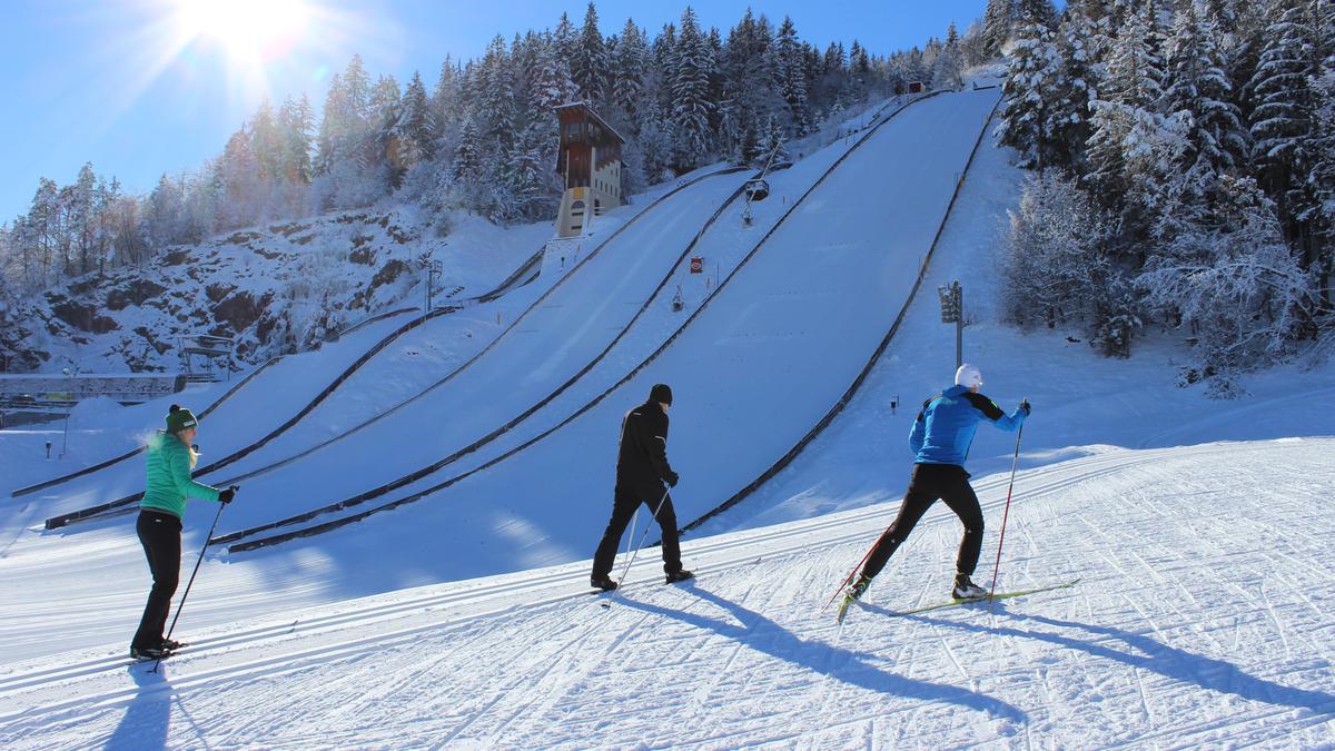 Ab 26. November steht eine 750 Meter lange Langlaufloipe zur Verfügung