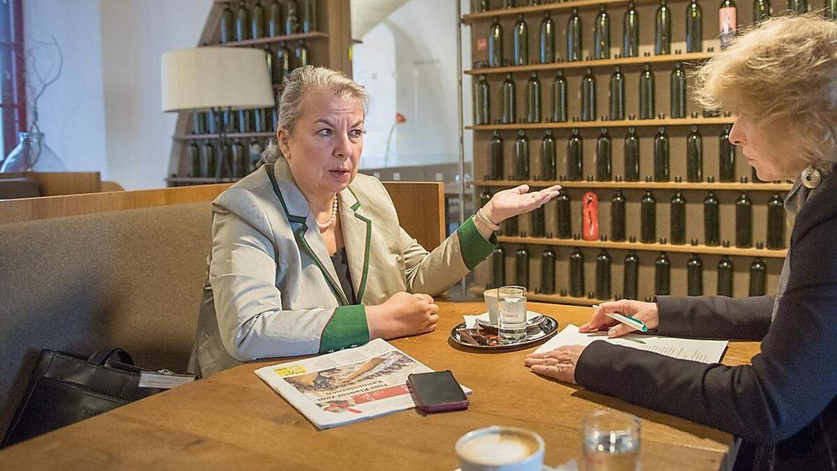 Die Gesundheitsministerin im Interview: Beate Hartinger-Klein (FPÖ)