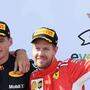 Max Verstappen und Sebastian Vettel