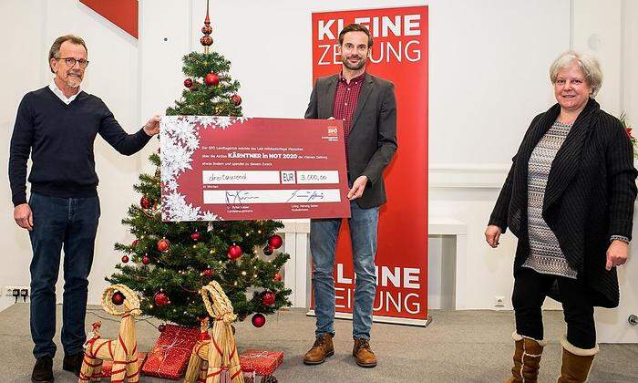 Der SPÖ-Landtagsklub unterstützte "Kärntner in Not" mit Corona- und Weihnachtsspende