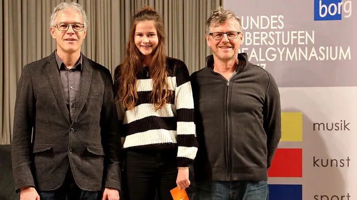 BORG-Direktor Josef Dullnig, Anna Köll, Professor Bruno Skorepa