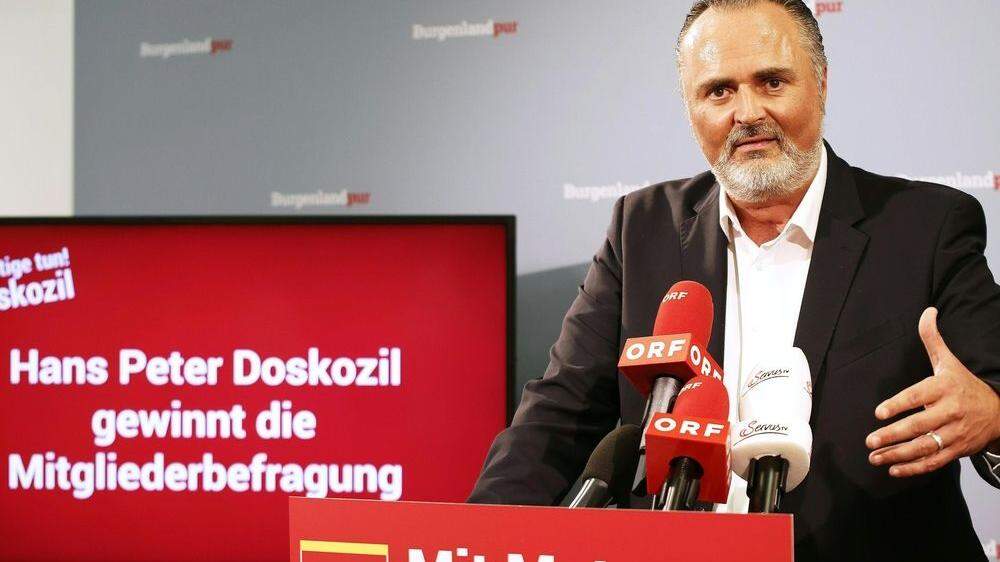 Doskozil ging bei der Mitgliederbefragung als Erster durchs Ziel. Endgültig entschieden wird der Parteivorsitz erst bei einem Parteitag am Samstag kommender Woche 