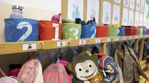 Garderobe Kindergarten Sunrise Klagenfurt Dezember 2024