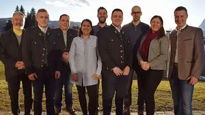 Kandidaten der Liste „Gemeinsam für Aigen“, kurz GefA 