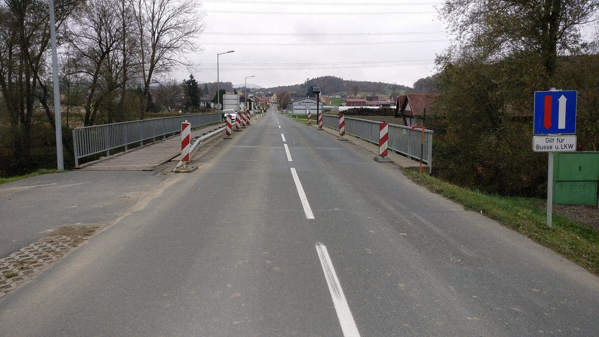 Vom 4. Juli bis 9. September wird die Lassnitzbrücke in Wettmannstätten umfangreich saniert.