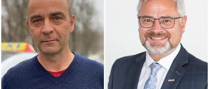 Jakob Taibinger (re.) tritt nach zwei Jahren als Bürgermeister von St. Radegund zurück. Sein designierter Nachfolger: Bernhard Glauninger (li.).