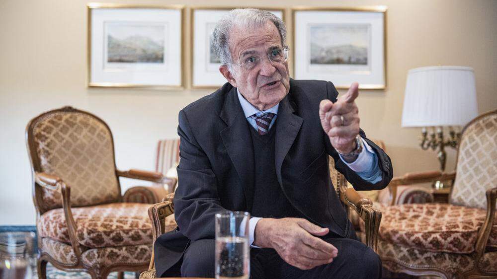 „Mein Land hat nur eine Zukunft, wenn es eng mit Europa verbunden bleibt“: Romano Prodi im Grand Hotel in Wien