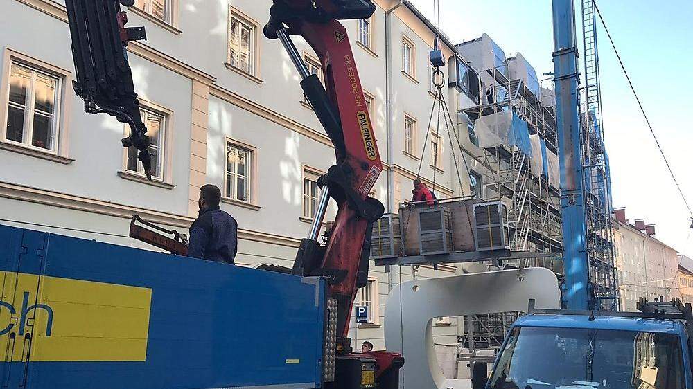 Baustelle: Der von Zaha Hadid entworfene Bau soll bald fertig sein