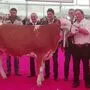 Benjamin Mariner (2. von rechts) war mit seiner "Estelle" beim Bundeschampionat der Jungzüchter erfolgreich