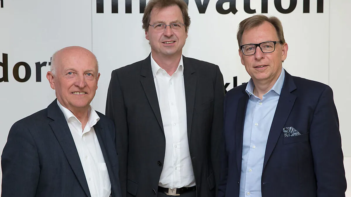 Josef Affenzeller (AVL), Neo-ACStyria-Boss Wolfgang Vlasaty, Landesrat Christian Buchmann