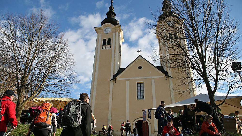Die Kirche Heiligengrab bei Bleiburg ist das Ziel der Pilger - heuer fällt die Wallfahrt aus