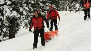Lawinenübung, Mautern im Liesigntal, Bergrettung, Winterübung Gebiet Eisenerz-Leoben