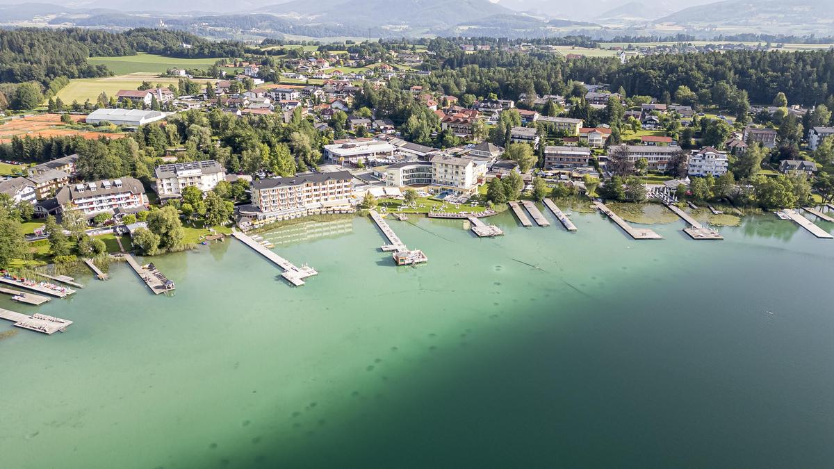 Zentrum Klopeiner See Klopein See Sommer Zentrum Juni 2024