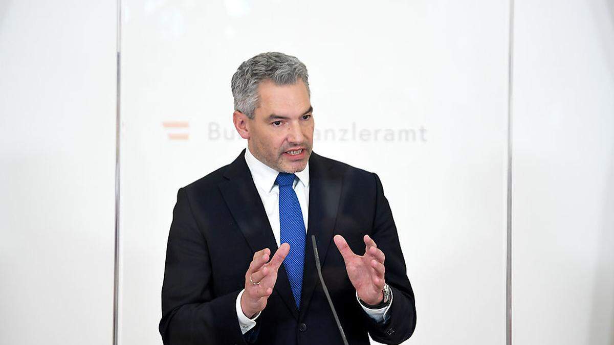 Bundeskanzler Karl Nehammer (ÖVP
