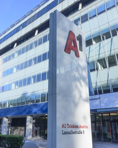 Die Zentrale der Telekom Austria in Wien 
