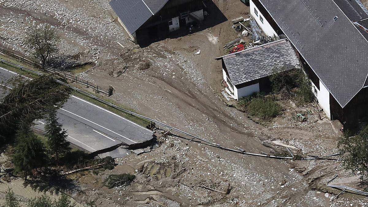 Unwetter-Katastrophe in Kärnten