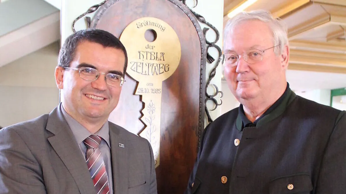 Gutes Einvernehmen: Martetschläger (links) mit Steinbrucker