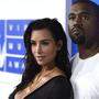 Kim Kardashian West mit Ehemann Kanye West