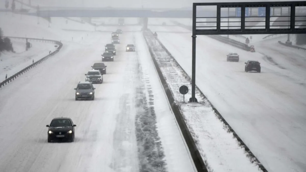 A2 in der Nähe von Kamen 