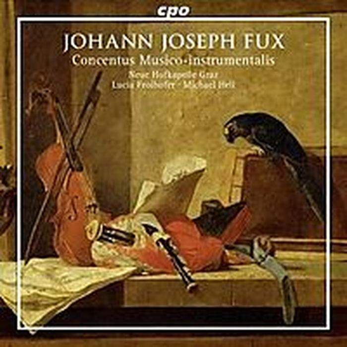 Johann Joseph Fux: „Concentus musico-instrumentalis I-VII“. Erste Gesamteinspielung. Lucia Froihofer, Michael Hell, Neue Hofkapelle Graz. cpo.