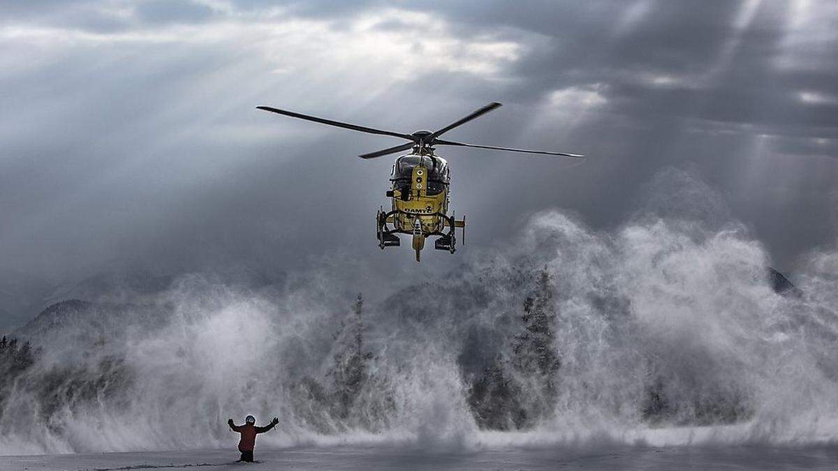 Hubschrauber im Einsatz (Archivfoto)