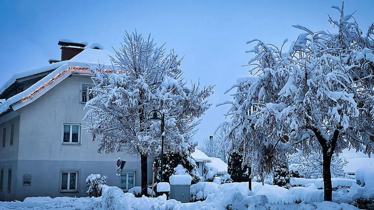 Winterliches Wunderland am 1. Adventsonntag in Kötschach Mauthen