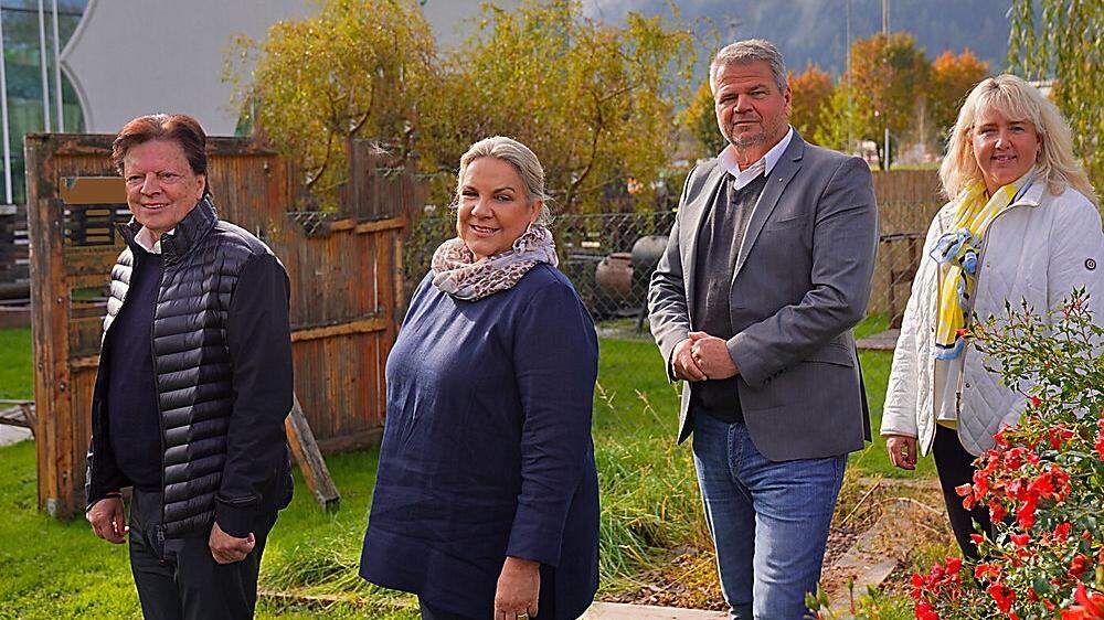 Team Spittal - Liste Köfer: Willi Koch, Karoline Kulmitzer, Spitzenkandidat Gerhard Köfer und Ina Rauter
